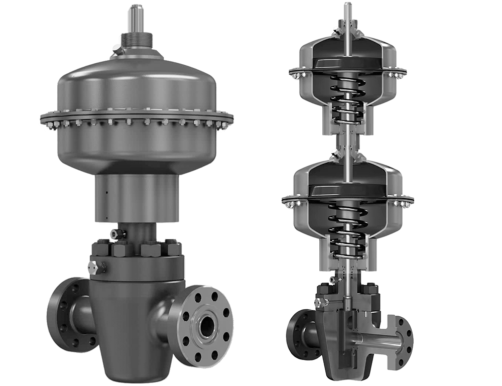 Model DX Diaphragm Pneumatic Actuator
